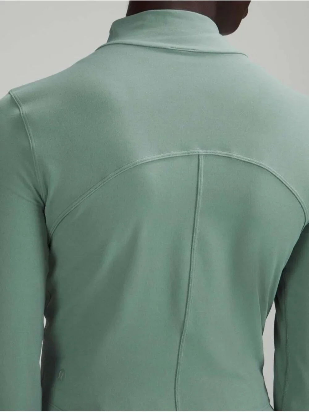 Lululemon All Aligned Mock Neck Long Sleeve Shirt Tidewater Teal